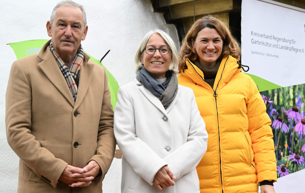 Ein gutes Team: Ludwig Artinger, 3. Bgm Stadt Regensburg und Stadtverbandsvorsitzender, Stephanie Fleiner, Geschäftsführerin u. LRin und KV Vorsitzende Tanja Schweiger