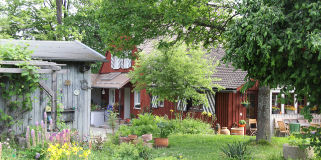 Gestaltung von einem Hausgarten